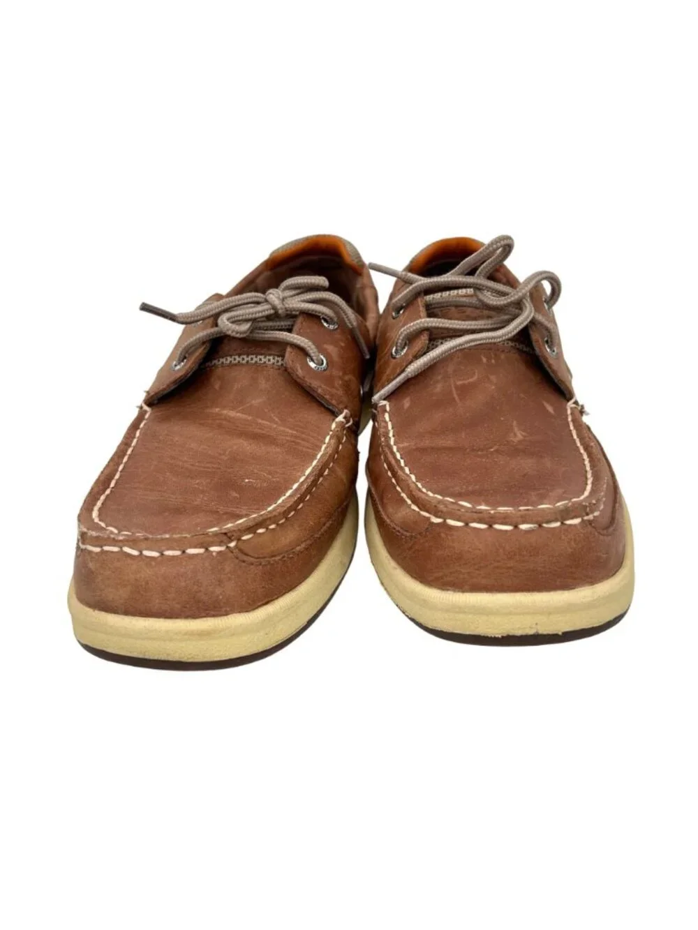 SPERRY TOP SIDER LEATHER MEN'S SHOES - 13M